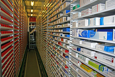 Almacén de farmacia robotizado Dreamtec